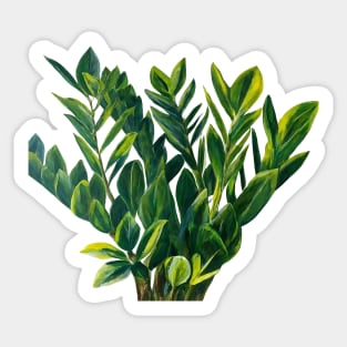 Zanzibar Gem Art Work for Plant Lovers Sticker